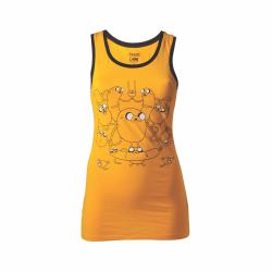 Adventure Time ADVENTURE TIME Jake Extra Large Tank Top, Adult Male, Yellow/Black (TS150512ADV-XL)