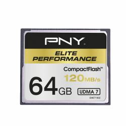 PNY CF64GELIPER120-EF -  CF ELITE PERFORMANCE 64GB - READ 120MB/S WRITE 85MB/S