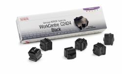 Xerox Genuine WorkCentre C2424 Solid Ink Black [6 sticks] 