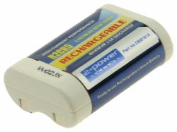 2-Power Digital Camera Battery 6v 500mAh 