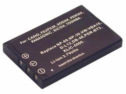 2-Power Digital Camera Battery 3.7V 1150mAh 
