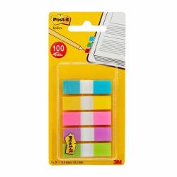 3M 7000101800 note paper Rectangle Blue, Green, Pink, Violet, Yellow 100 sheets Self-adhesive 