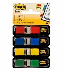 3M 7000144923 index card Blue, Green, Red, Yellow 140 pc[s] 