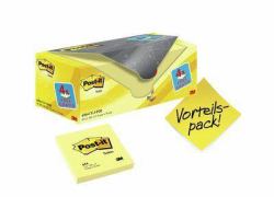 3M 654Y-20 note paper Square Yellow 100 sheets Self-adhesive 