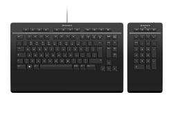 3dconnexion sam 3Dconnexion Pro with Numpad keyboard Office USB + RF Wireless + Bluetooth QWERTY English Black 