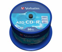 Verbatim CD-R AZO Crystal 700 MB 52x 50 pc[s] 
