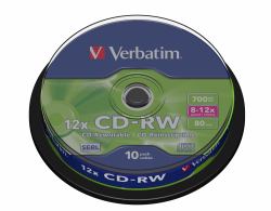 Verbatim CD-RW 12x 700 MB 10 pc[s] 