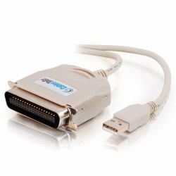 C2G 1.8m USB 1284 parallel cable Beige 