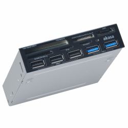 Akasa AK-ICR-17 card reader USB 3.2 Gen 1 [3.1 Gen 1] Internal Grey 