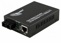 ALLNET ALL-MC105G-SC-SM network media converter 1000 Mbit/s Single-mode Black 