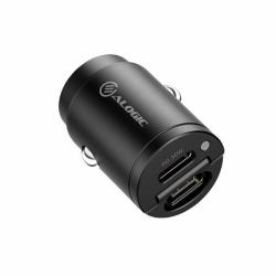 ALOGIC Rapid Power 30W Mini Car Charger 2xUSB-C 