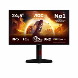 AOC G4 25G4KUR computer monitor 62.2 cm [24.5"] 1920 x 1080 pixels Full HD LED Black, Red 