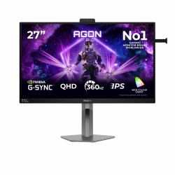 AOC AGON PRO AG276QSG2 computer monitor 68.6 cm [27"] 2560 x 1440 pixels Quad HD Black, Grey 