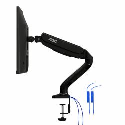 AOC AS110DX monitor mount / stand 81.3 cm [32"] Desk Black 