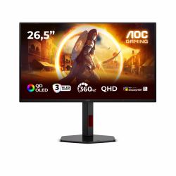 AOC G4 Q27G4SDR computer monitor 67.3 cm [26.5"] 2560 x 1440 pixels Quad HD QD-OLED Black, Red 