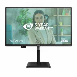 AOC Q27P4U computer monitor 68.6 cm [27"] 2560 x 1440 pixels Wide Quad HD Black 