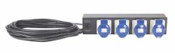 APC Rack PDU Extender, Basic, 2U, 32A, 230V, [4] IEC 309-32 power distribution unit [PDU] 4 AC outlet[s] Black 