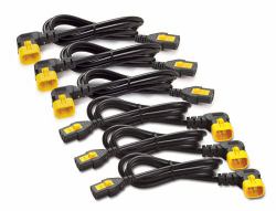 APC Power Cord Kit [6 ea], Locking, C13 to C14 [90 Degree], 1.8m, North America 
