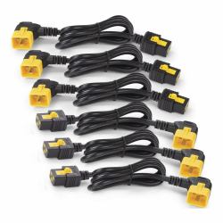 APC Power Cord Kit [6 ea], Locking, C19 to C20 [90 Degree], 0.6m 