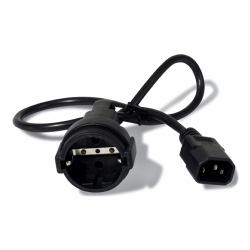 APC Power Cord, C14 to CEE 7/7 Schuko, 0.6m 