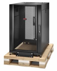 APC NetShelter SX, Server Rack Enclosure, 18U, Shock Packaging, Black, 925H x 600W x 900D mm 