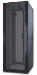 APC NetShelter SX, Networking Rack Enclosure, 42U, Black, 1991H x 750W x 1070D mm with Casters, Feet, Vertical Cable Managers, Side Panels 