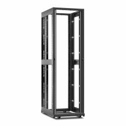 APC NetShelter AV, Server Rack Enclosure, 42U, 10-32 Threaded Rails, without Sides, Roofs, Doors, Black, 1991H x 600W x 806D mm 