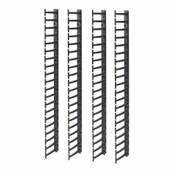 APC NetShelter Cable Management, Vertical Cable Manager, for NetShelter SX Networking Enclosure, Set of 4, 25 x 1778 x 163 mm 