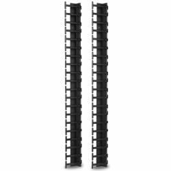 APC NetShelter Cable Management, Vertical Cable Manager, for NetShelter SX 600mm Wide 42U, Set of 2, 107 x 889 x 45 mm 