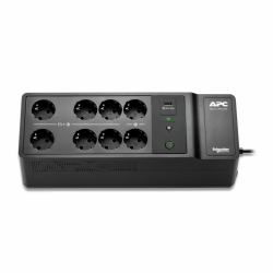 APC Back-UPS, 500VA/300W Floor/Wall Mount, 230V, 8x CEE 7/3 Schuko outlets, USB Type A Port, User Replaceable Battery 