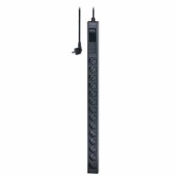 APC Easy Rack PDU, Basic, 0U, 1 Phase, 3.7kW, 230V, 16A, 14 x SCHUKO outlets, IEC60884 SCHUKO inlet 