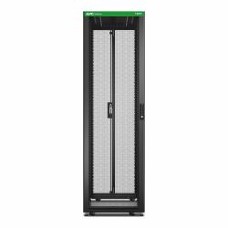 APC Easy Rack, 42U, Black, With Roof, Castors, Feet, 4 Brackets, and Bottom, No Side Panels, 1991H x 600W x 1200D mm 
