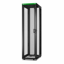 APC Easy Rack, 48U, Black, With Roof, Castors, Feet, 4 Brackets, and Bottom, No Side Panels, 2258H x 600W x 1000D mm 