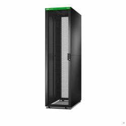 APC Easy Rack, 48U, Black, With Roof, Castors, Feet, 4 Brackets, and Side Panels, No Bottom, 2258H x 600W x 1200D mm 