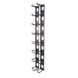 APC NetShelter Cable Management, Vertical Cable Manager, Cable Rings, Set of 8, Black, 55 mm x 766 mm x 85 mm 