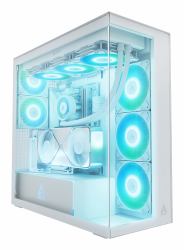 ARCTIC Xtender VG [White] Premium E-ATX PC Case with Vertical GPU Mounting 