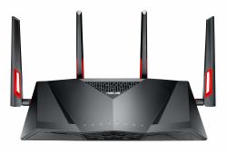 ASUS DSL-AC88U wireless router Gigabit Ethernet Dual-band [2.4 GHz / 5 GHz] Black 
