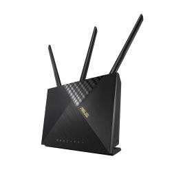ASUS 4G-AX56 wireless router Gigabit Ethernet Dual-band [2.4 GHz / 5 GHz] Black 