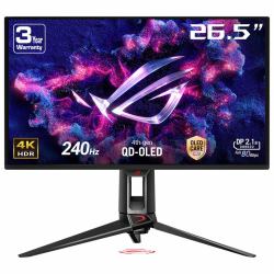 ASUS ROG Swift OLED PG27UCDM computer monitor 67.3 cm [26.5"] 3840 x 2160 pixels 4K Ultra HD QD-OLED Black 