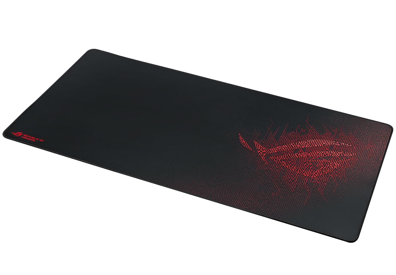 Asus 90mp00k1 B0ua00 Asus Rog Sheath Gaming Mouse Pad Black Red