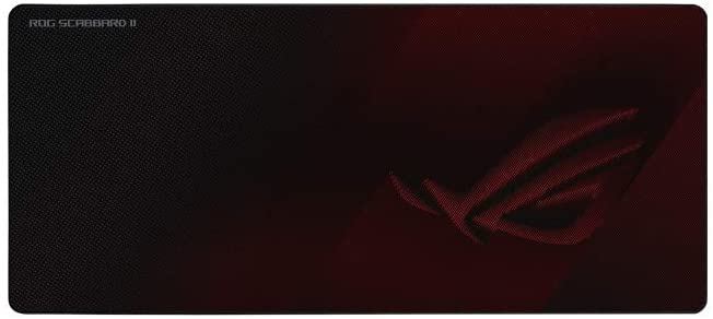 Asus 90mp0210 Bpua00 Asus Rog Strix Scabbard Ii Gaming Mouse Pad Black Red