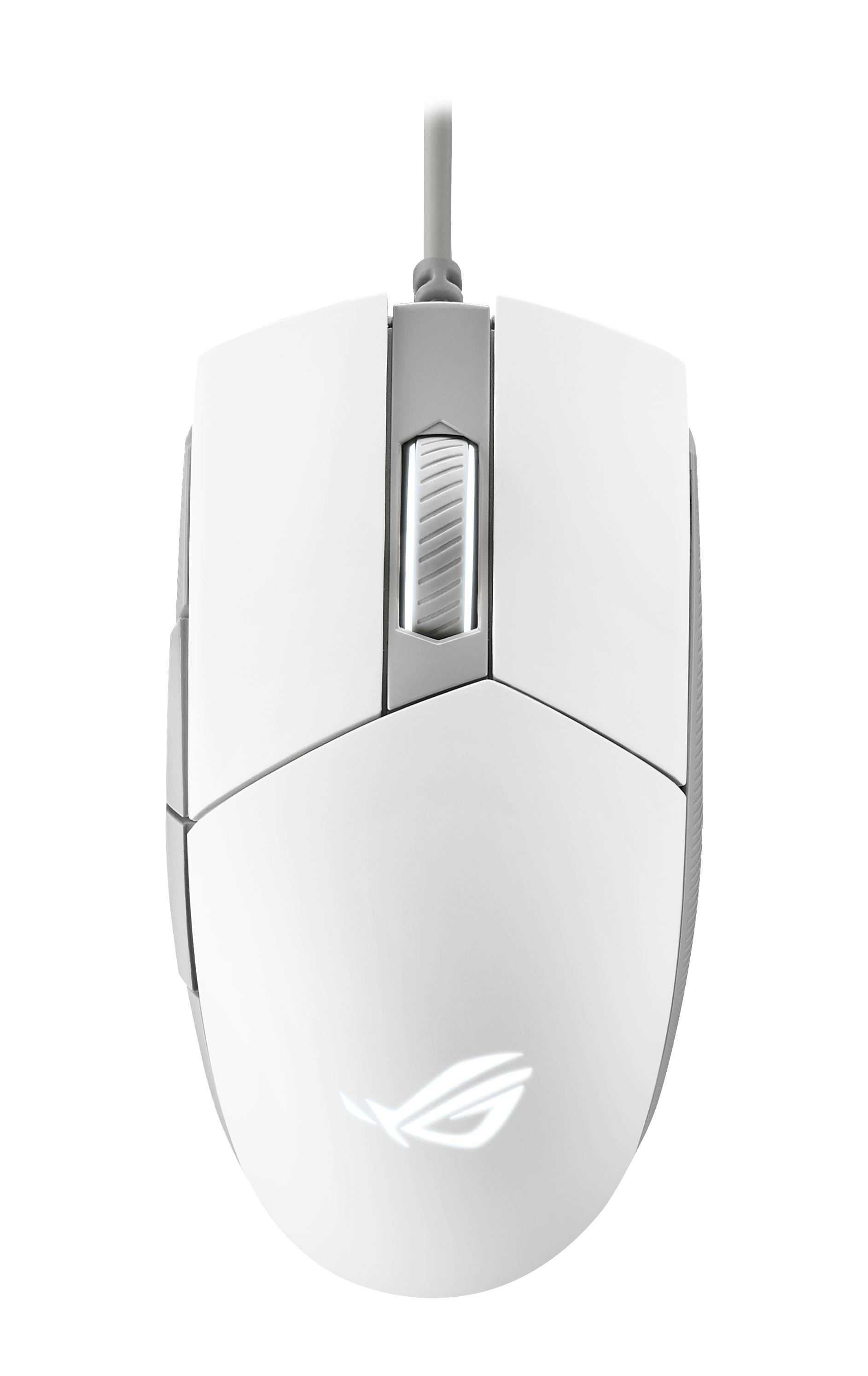 Asus 90mp02c0 Bmua00 Asus Rog Strix Impact Ii Moonlight White Mouse Ambidextrous Usb Type A Optical 60 Dpi