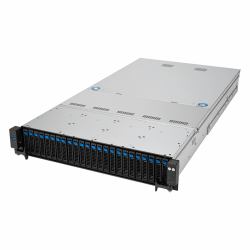 ASUS RS521A-E12-RS24U Socket SP5 Rack [2U] Black, Silver 