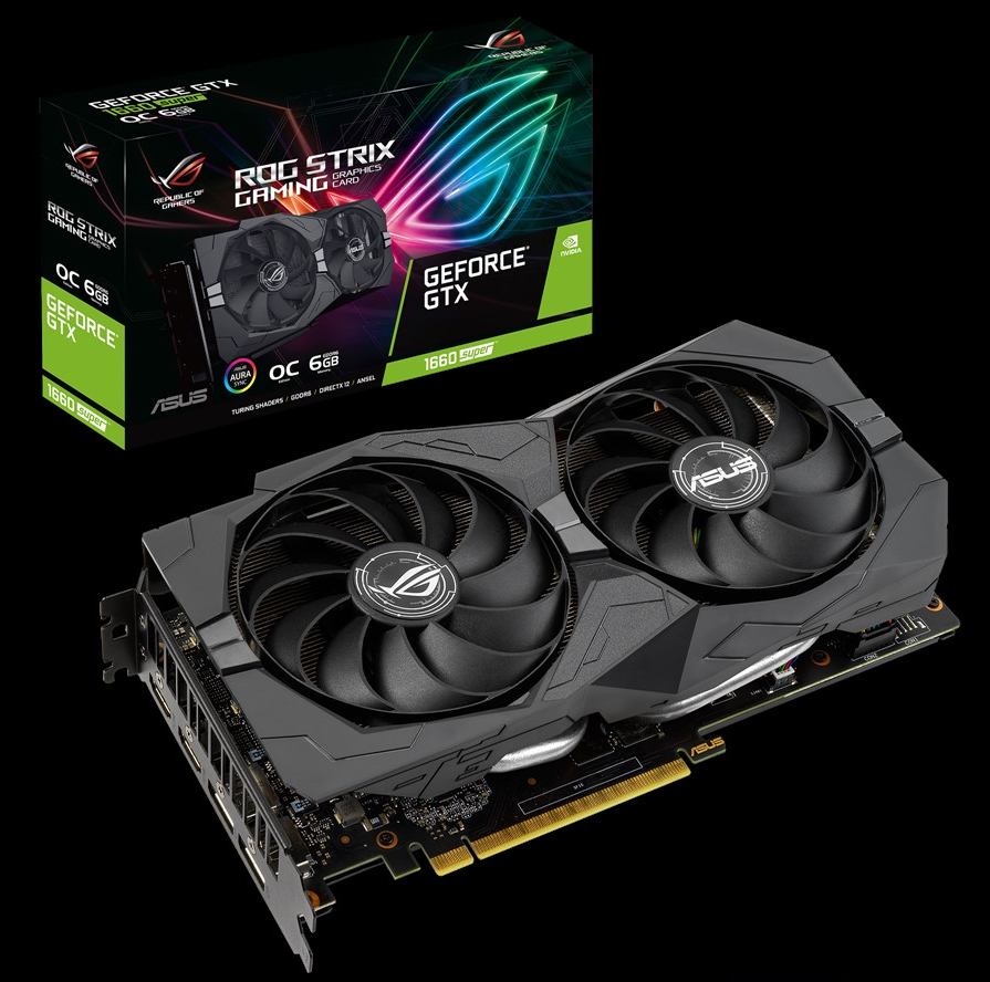 Asus 90yv0dw0 M0na00 Asus Rog Gtx1660s O6g Gaming Nvidia Geforce Gtx 1660 Super 6 Gb Gddr6