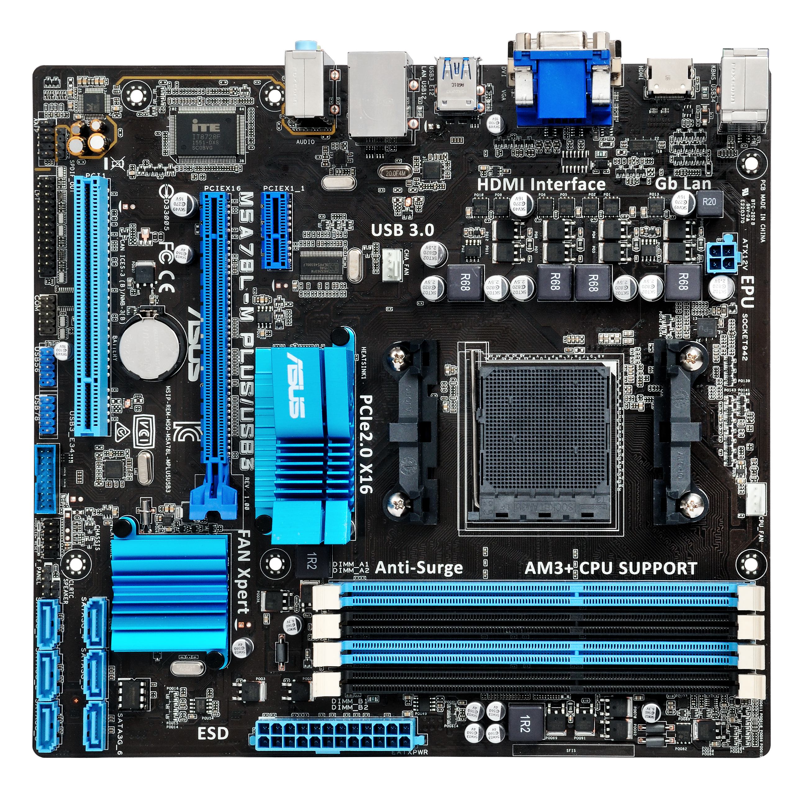 Asus M5a78l M Plus Usb3 Asus M5a78l M Plus Usb3 Amd 760g Socket Am3 Micro Atx