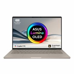 ASUS Zenbook A14 UX3407QA-QD244W Copilot+ PC Snapdragon X1-26-100 Laptop 35.6 cm [14"] WUXGA 16 GB LPDDR5x-SDRAM 1 TB SSD Wi-Fi 6E [802.11ax] Windows 11 Home Beige 