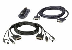 ATEN DVI-D Dual Link Dual Display Secure KVM; 1,8M USB DVI-D Dual Link Dual Display 