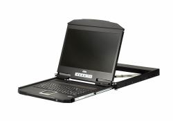 ATEN CL3100NX-ATA-EE rack console 47 cm [18.5"] 1366 x 768 pixels Metal, Plastic Black 1U 