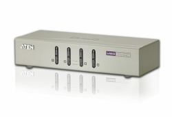 ATEN 4-Port USB VGA KVM with Audio [KVM Cables included] 
