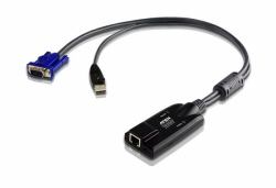 ATEN USB - VGA to Cat5e/6 KVM Adapter Cable [CPU Module], with Virtual Media Support 